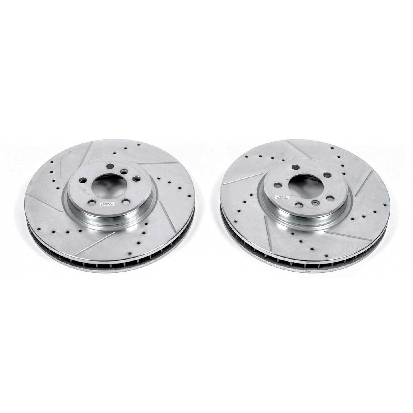 PowerStop Power Stop 11-18 BMW X5 Front Evolution Drilled & Slotted Rotors - Pair EBR1218XPR