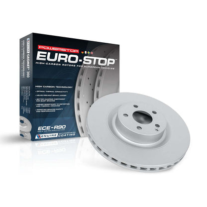 PowerStop Power Stop 14-16 BMW 535d Front Evolution High Carbon Geomet Coated Rotor EBR1228EVC