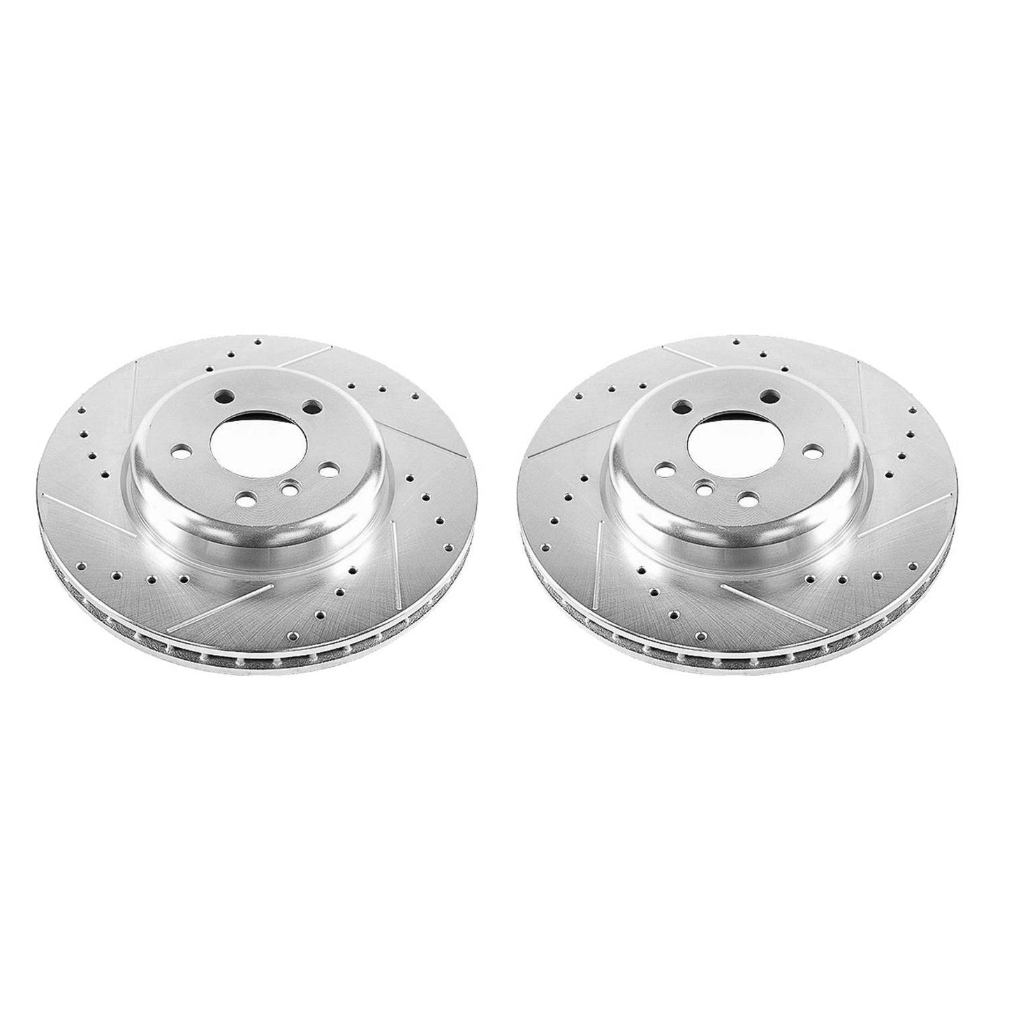 PowerStop Power Stop 14-16 BMW 535d Front Evolution Drilled & Slotted Rotors - Pair EBR1228XPR