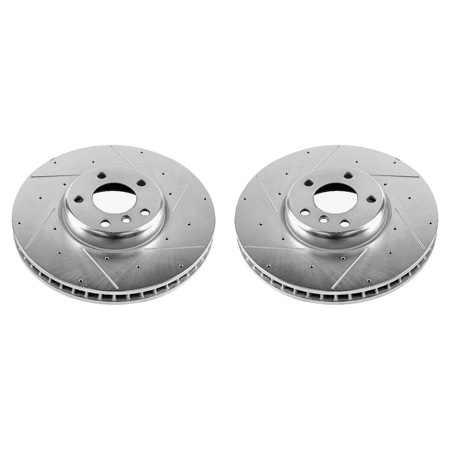 PowerStop Power Stop 10-17 BMW 535i GT Front Evolution Drilled & Slotted Rotors - Pair EBR1230XPR