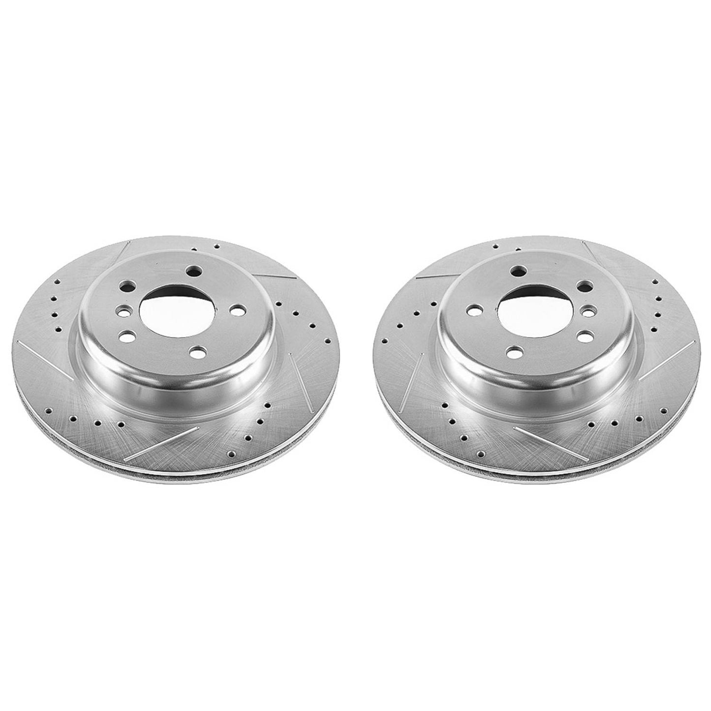 PowerStop Power Stop 11-16 BMW 528i Rear Evolution Drilled & Slotted Rotors - Pair EBR1235XPR