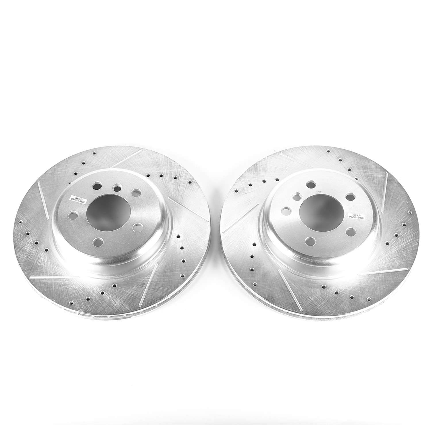PowerStop Power Stop 10-17 BMW 535i GT Rear Evolution Drilled & Slotted Rotors - Pair EBR1237XPR