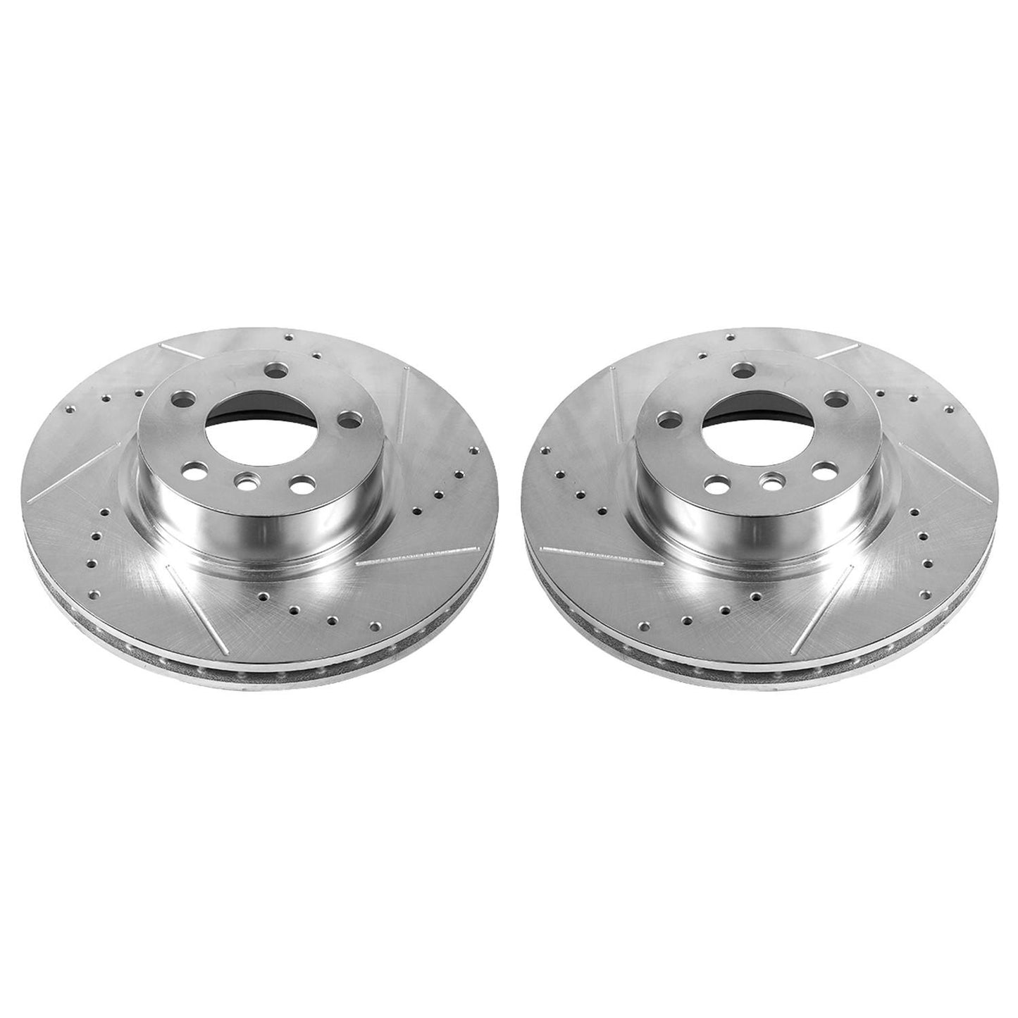PowerStop Power Stop 11-17 BMW X3 Front Evolution Drilled & Slotted Rotors - Pair EBR1238XPR