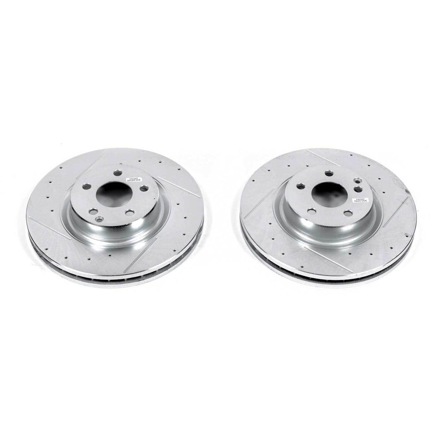 PowerStop Power Stop 2006 Mercedes-Benz CLS500 Front Evolution Drilled & Slotted Rotors - Pair EBR1248XPR