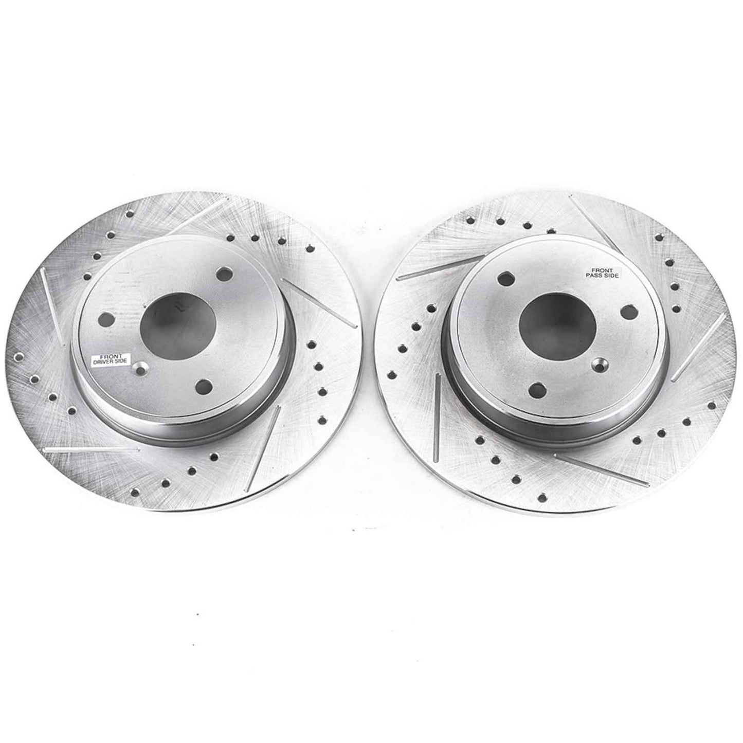 PowerStop Power Stop 08-16 Smart Fortwo Front Evolution Drilled & Slotted Rotors - Pair EBR1261XPR
