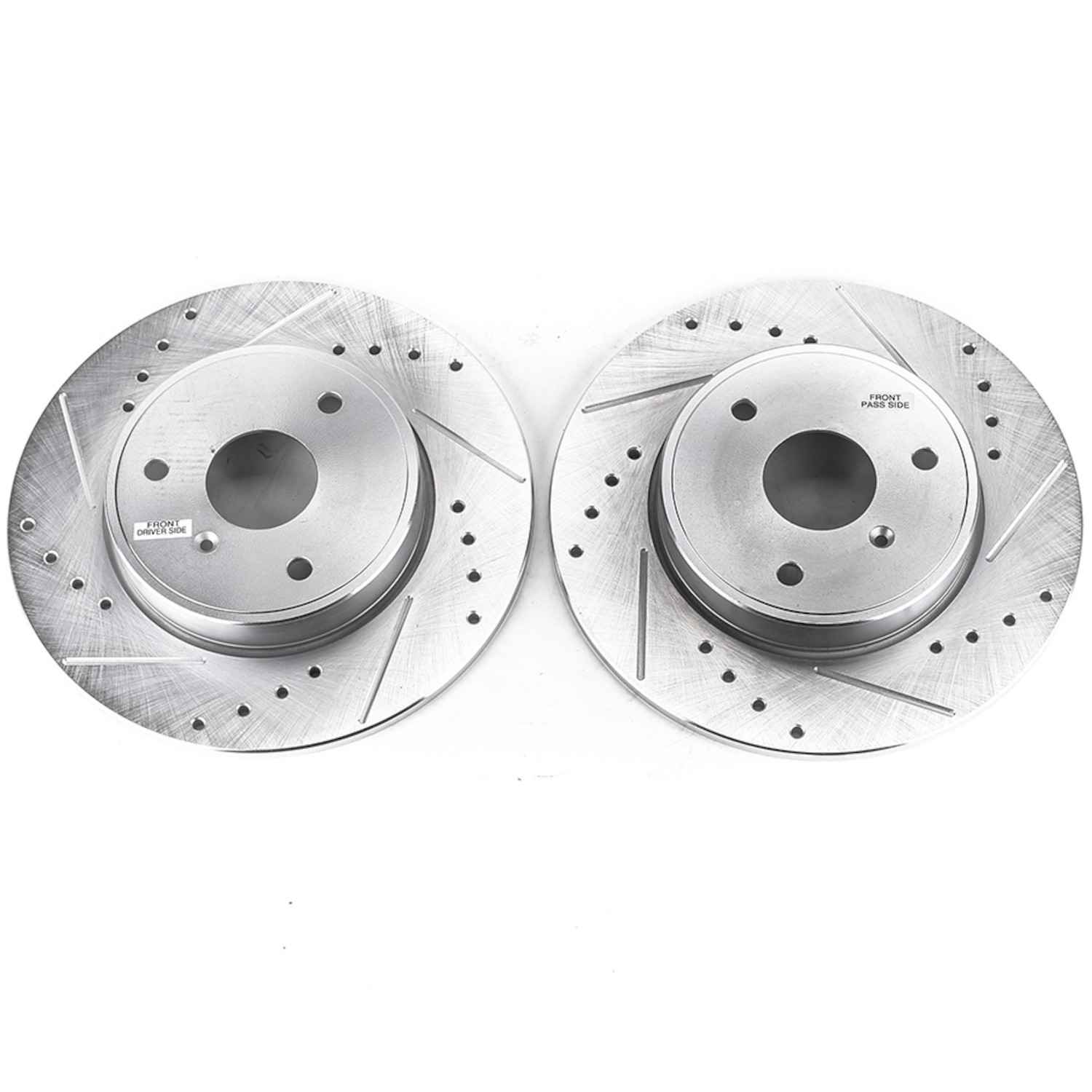 PowerStop Power Stop 08-16 Smart Fortwo Front Evolution Drilled & Slotted Rotors - Pair EBR1261XPR