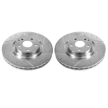 PowerStop Power Stop 12-16 Mercedes-Benz C250 Front Evolution Drilled & Slotted Rotors - Pair EBR1265XPR