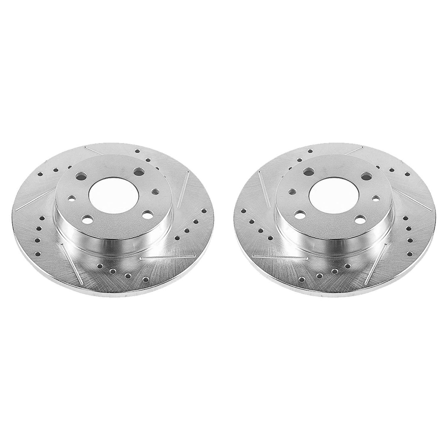 PowerStop Power Stop 12-18 Fiat 500 Rear Evolution Drilled & Slotted Rotors - Pair EBR1298XPR