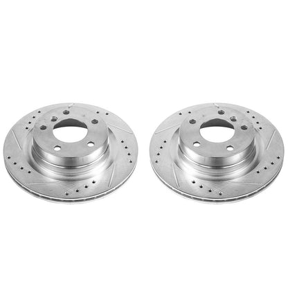 PowerStop Power Stop 14-16 BMW 228i Rear Evolution Drilled & Slotted Rotors - Pair EBR1403XPR