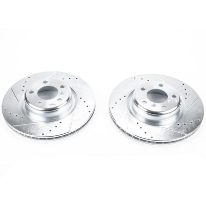 PowerStop Power Stop 14-16 BMW 228i Rear Evolution Drilled & Slotted Rotors - Pair EBR1404XPR