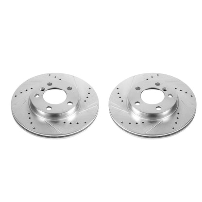 PowerStop Power Stop 11-16 Mini Cooper Countryman Front Evolution Drilled & Slotted Rotors - Pair EBR1411XPR