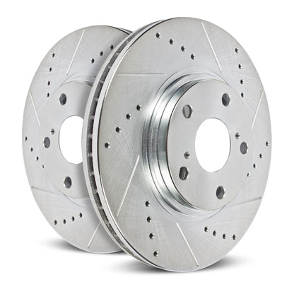 PowerStop Power Stop 11-16 Mini Cooper Countryman Front Evolution Drilled & Slotted Rotors - Pair EBR1413XPR