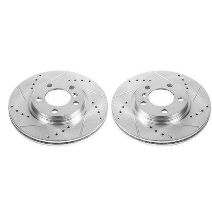 PowerStop Power Stop 11-16 Mini Cooper Countryman Front Evolution Drilled & Slotted Rotors - Pair EBR1413XPR