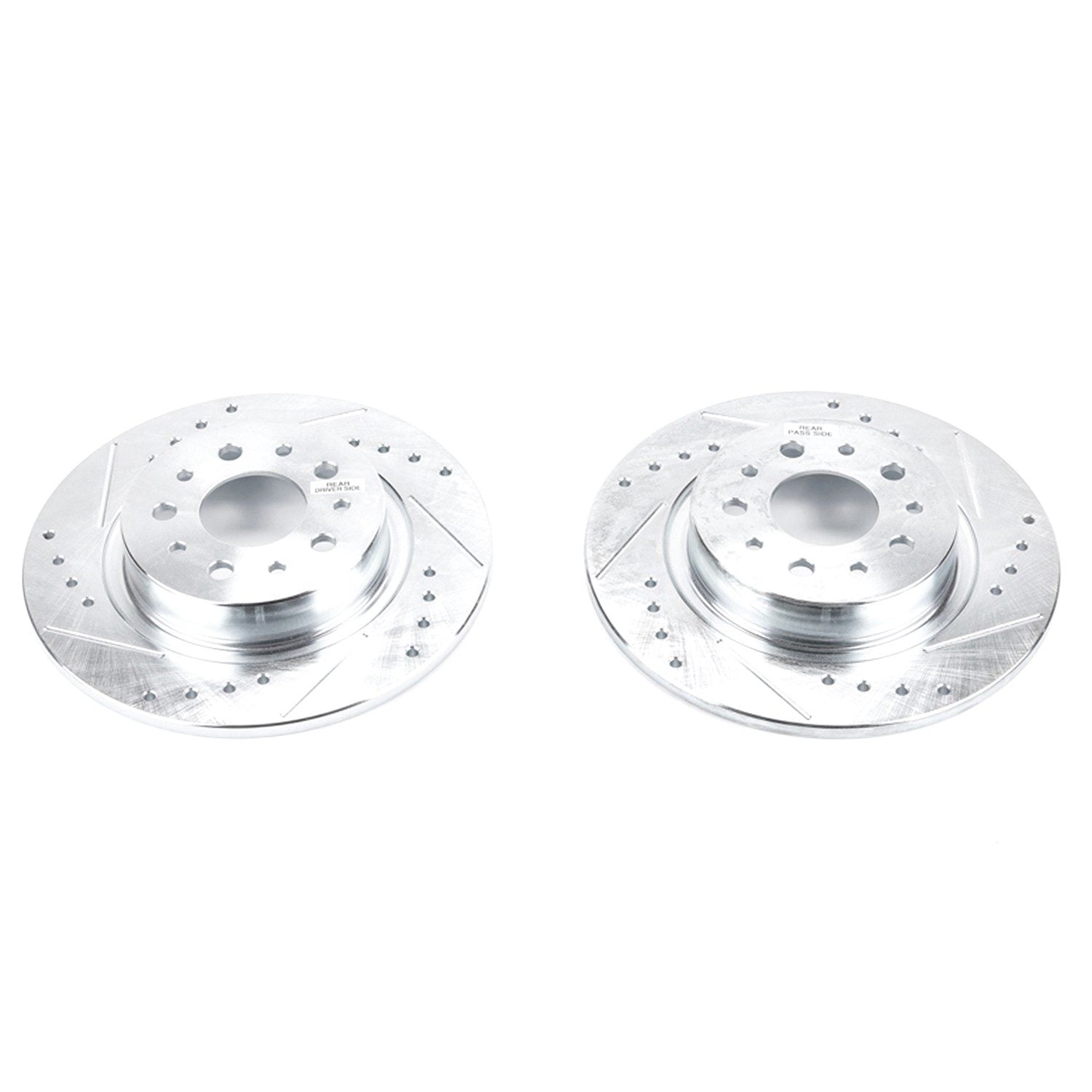 PowerStop Power Stop 14-19 Fiat 500L Rear Evolution Drilled & Slotted Rotors - Pair EBR1423XPR