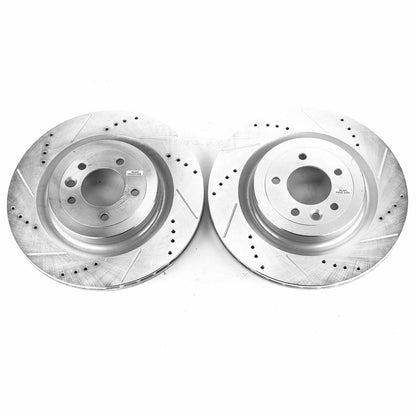 PowerStop Power Stop 13-18 Land Rover Range Rover Rear Evolution Drilled & Slotted Rotors - Pair EBR1426XPR