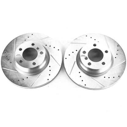 PowerStop Power Stop 14-15 BMW 228i Front Evolution Drilled & Slotted Rotors - Pair EBR1445XPR