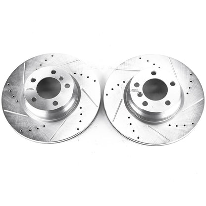PowerStop Power Stop 14-15 BMW 228i Front Evolution Drilled & Slotted Rotors - Pair EBR1445XPR