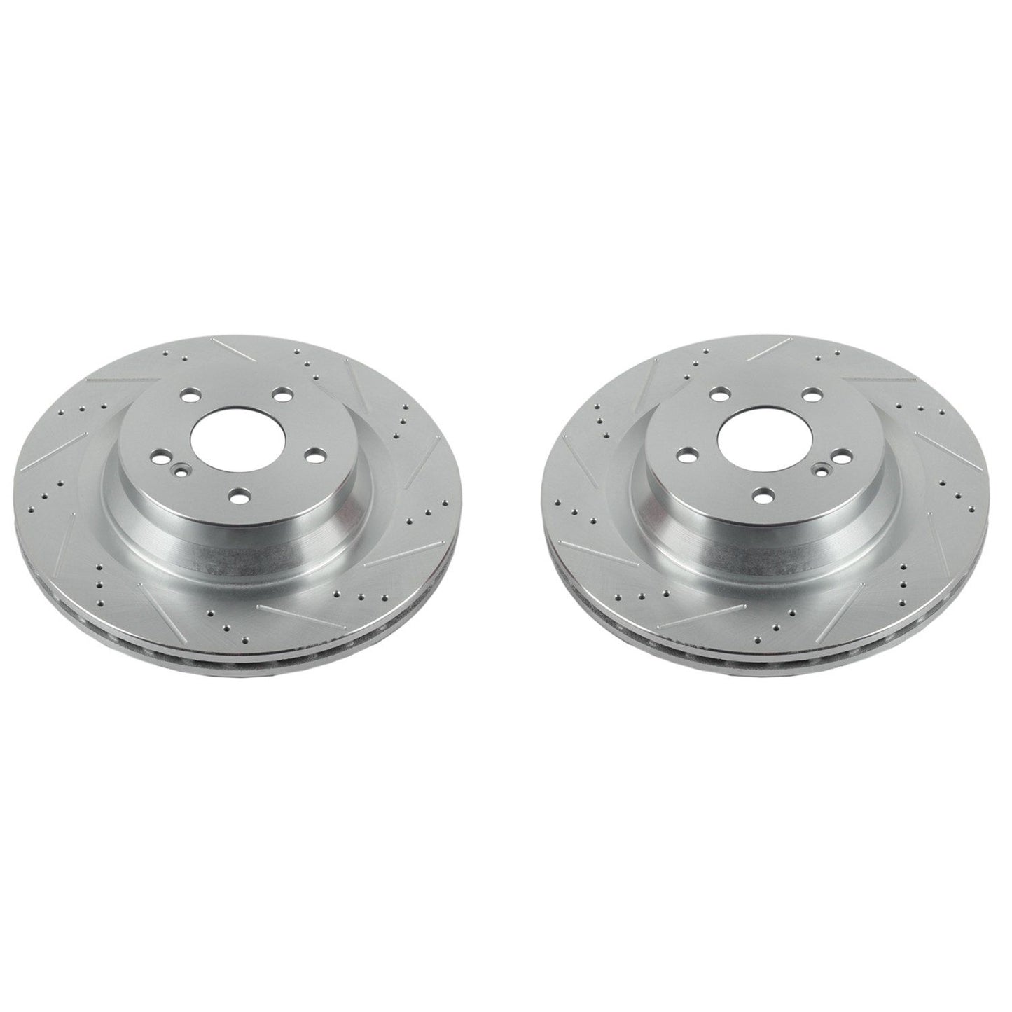 PowerStop Power Stop 12-18 Mercedes-Benz CLS550 Rear Evolution Drilled & Slotted Rotors - Pair EBR1451XPR