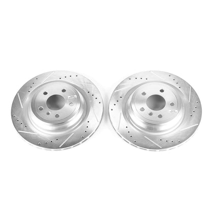 PowerStop Power Stop 17-18 Mercedes-Benz GLE43 AMG Rear Evolution Drilled & Slotted Rotors - Pair EBR1453XPR