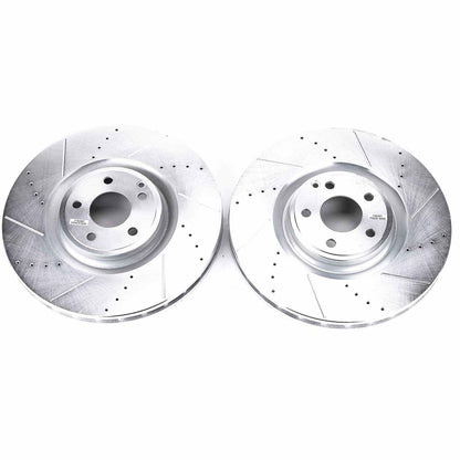 PowerStop Power Stop 12-18 Mercedes-Benz CLS550 Front Evolution Drilled & Slotted Rotors - Pair EBR1454XPR