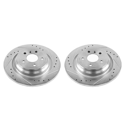 PowerStop Power Stop 16-17 Mercedes-Benz GLE300d Rear Evolution Drilled & Slotted Rotors - Pair EBR1457XPR