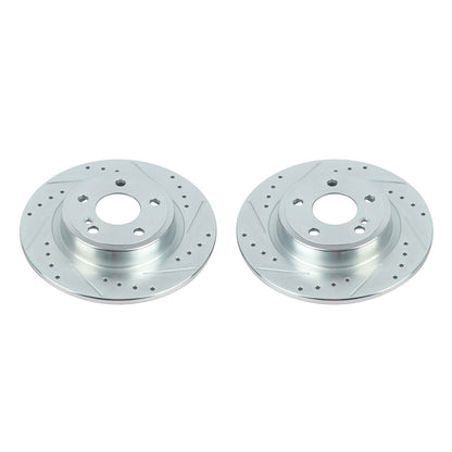 Power Stop 17-19 Infiniti QX30 Rear Evolution Drilled & Slotted Rotors - Pair EBR1488XPR
