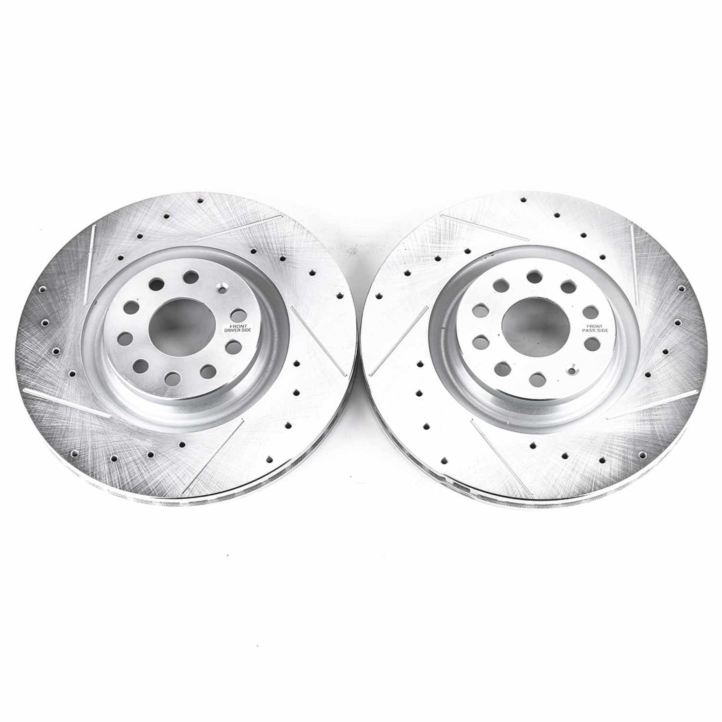 PowerStop Power Stop 15-18 Audi S3 Front Evolution Drilled & Slotted Rotors - Pair EBR1497XPR