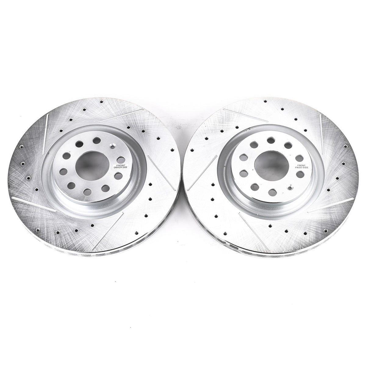 PowerStop Power Stop 15-18 Audi S3 Front Evolution Drilled & Slotted Rotors - Pair EBR1497XPR