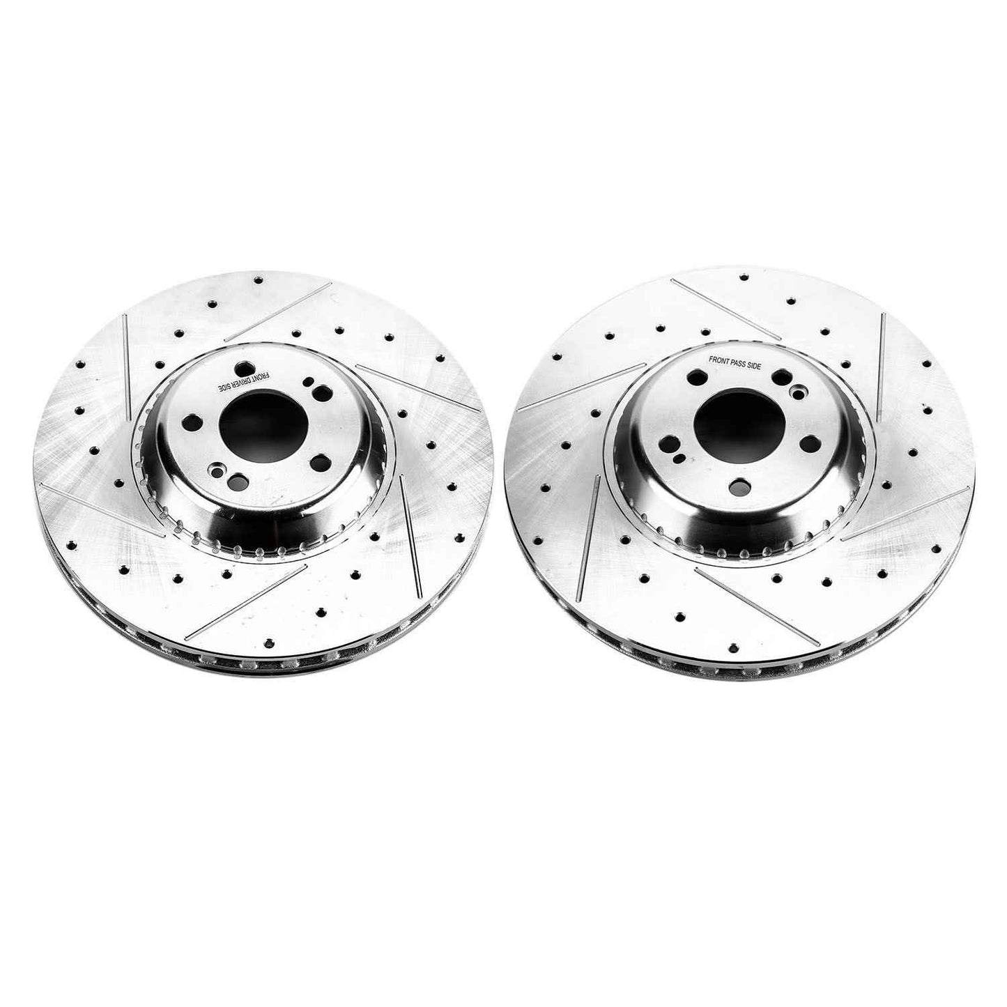 PowerStop Power Stop 2017 Mercedes-Benz Maybach S550 Front Evolution Drilled & Slotted Rotors - Pair EBR1601XPR