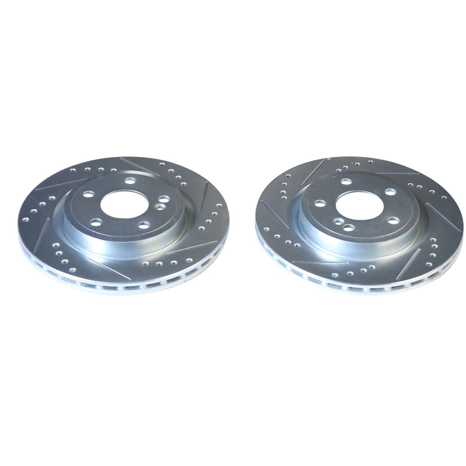 Power Stop 14-19 Mercedes-Benz CLA250 Rear Evolution Drilled & Slotted Rotors - Pair EBR1607XPR