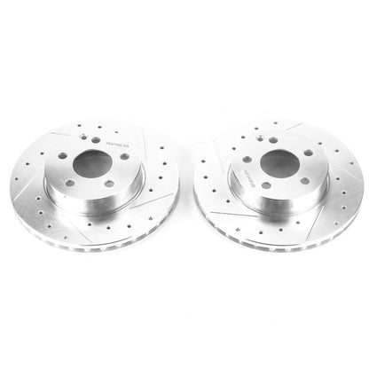 PowerStop Power Stop 15-16 Mercedes-Benz C250 Front Evolution Drilled & Slotted Rotors - Pair EBR1626XPR
