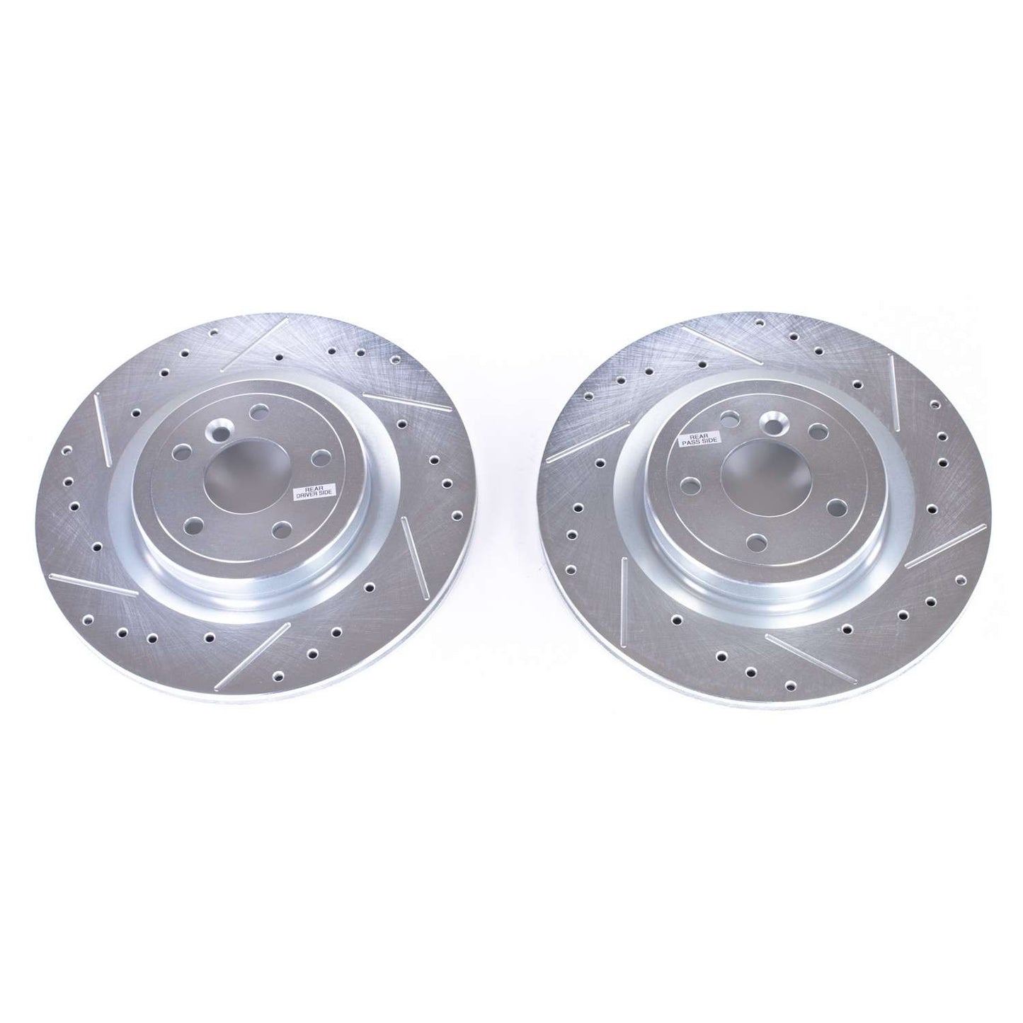 PowerStop Power Stop 16-18 Jaguar XE Rear Evolution Drilled & Slotted Rotors - Pair EBR1634XPR