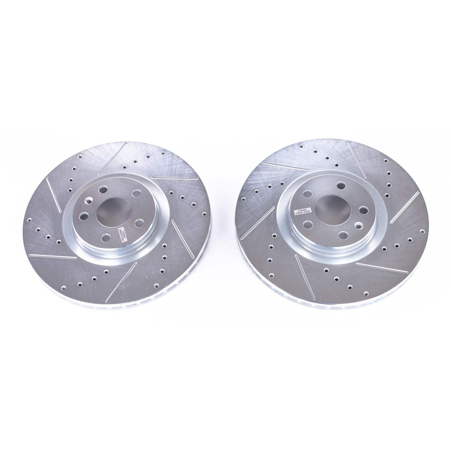 PowerStop Power Stop 16-18 Volvo S90 Front Evolution Drilled & Slotted Rotors - Pair EBR1642XPR