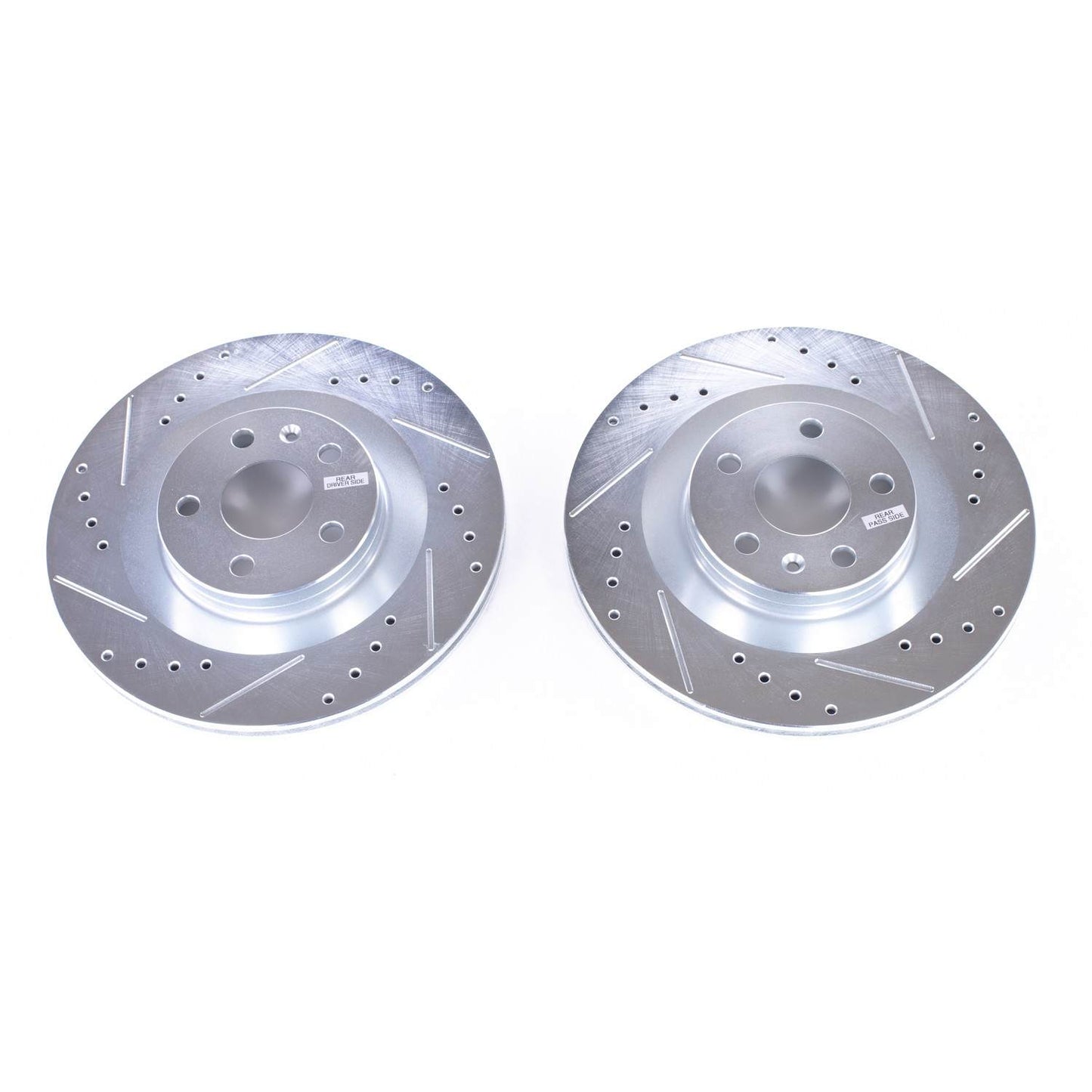 PowerStop Power Stop 16-18 Volvo S90 Rear Evolution Drilled & Slotted Rotors - Pair EBR1643XPR