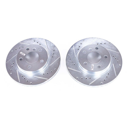 PowerStop Power Stop 14-18 BMW i3 Front Evolution Drilled & Slotted Rotors - Pair EBR1659XPR