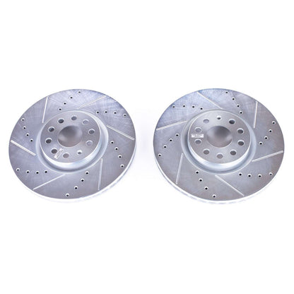 PowerStop Power Stop 2018 Volkswagen Atlas Front Evolution Drilled & Slotted Rotors - Pair EBR1662XPR