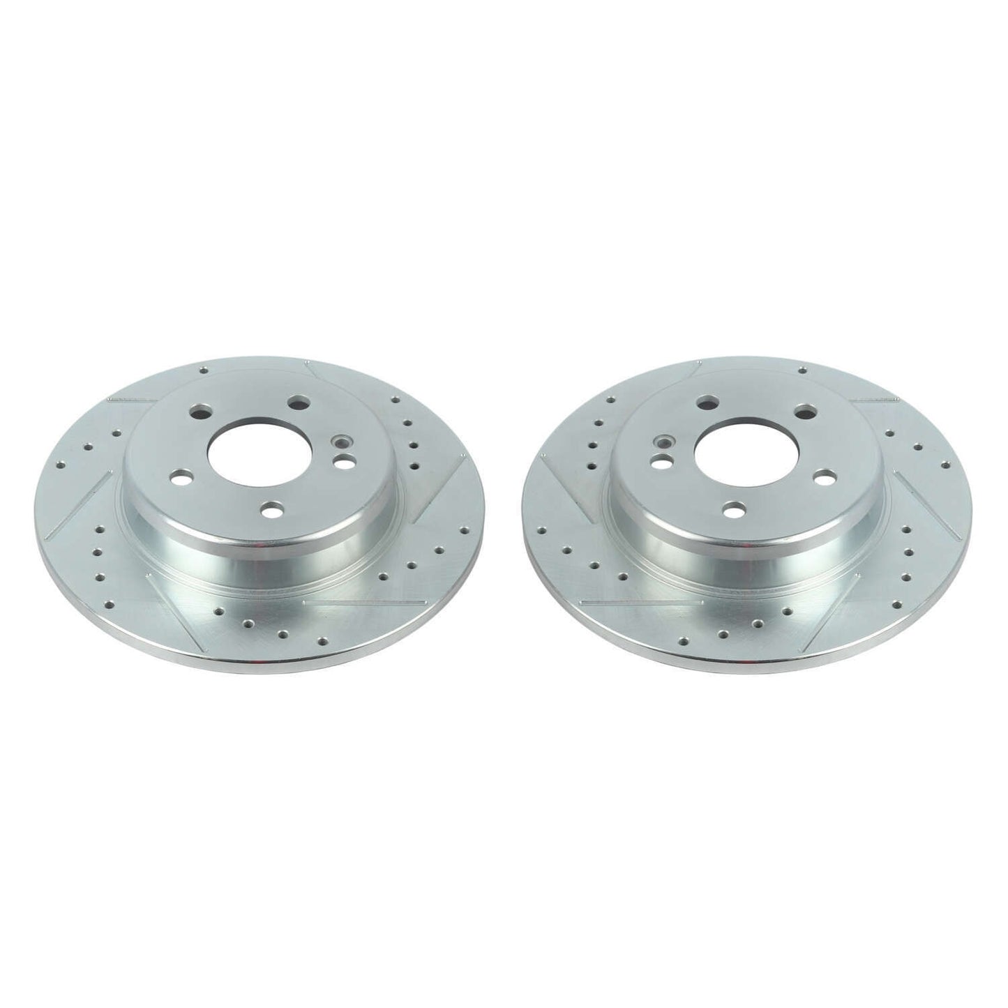 Power Stop 17-18 Mercedes-Benz C300 Rear Evolution Drilled & Slotted Rotors - Pair EBR1680XPR