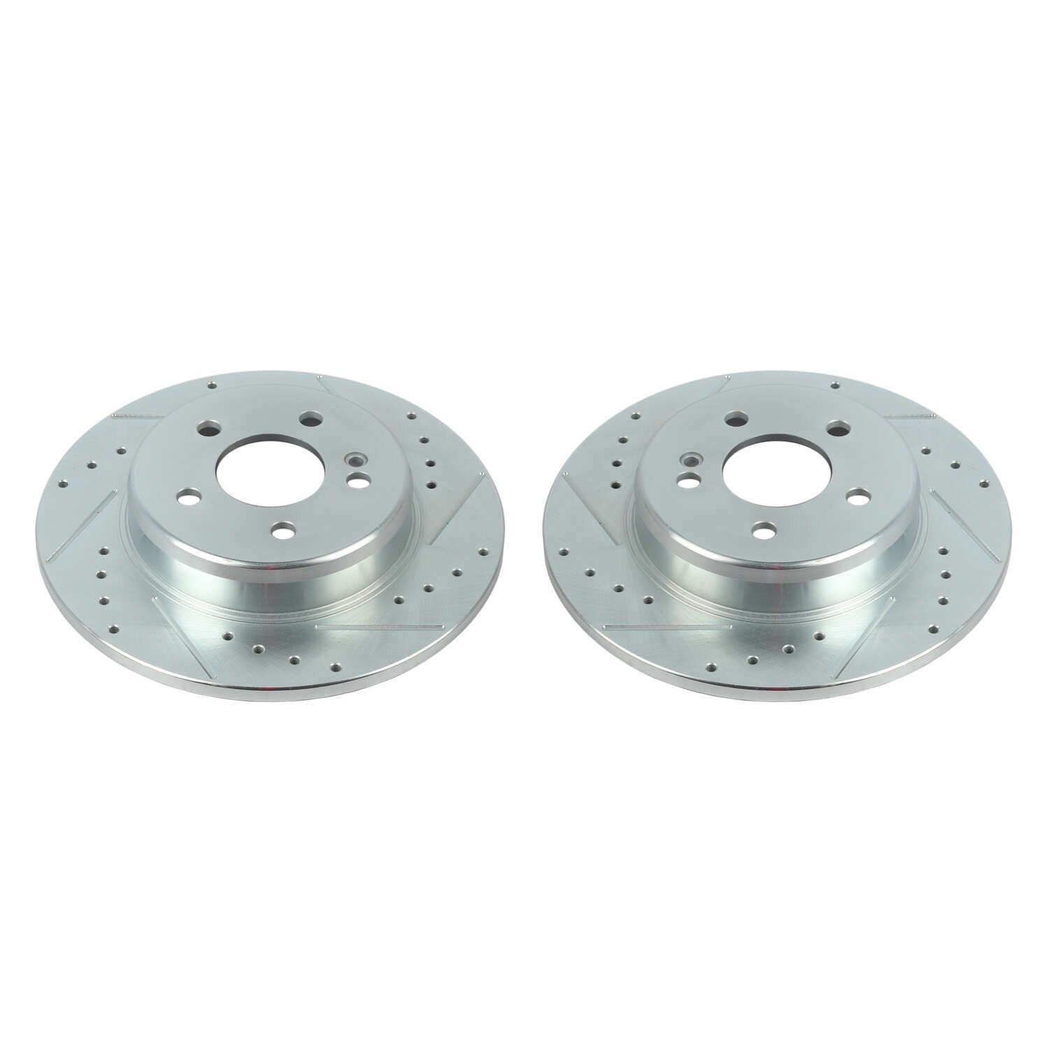 Power Stop 17-18 Mercedes-Benz C300 Rear Evolution Drilled & Slotted Rotors - Pair EBR1680XPR