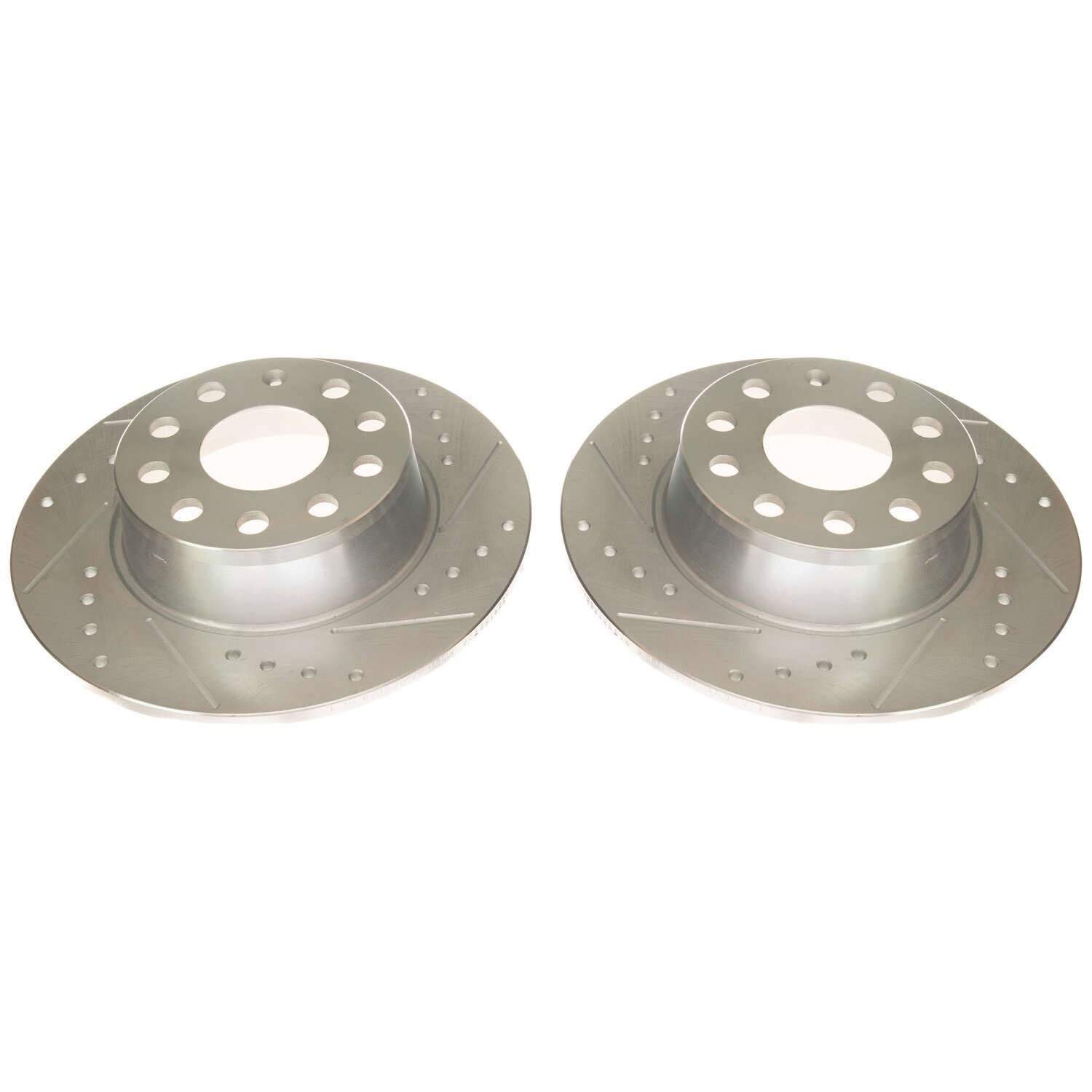 Power Stop 2019 Volkswagen Jetta Rear Evolution Drilled & Slotted Rotors - Pair EBR1697XPR