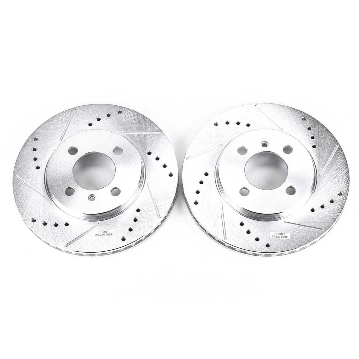 PowerStop Power Stop 1991 BMW 318i Front Evolution Drilled & Slotted Rotors - Pair EBR219XPR