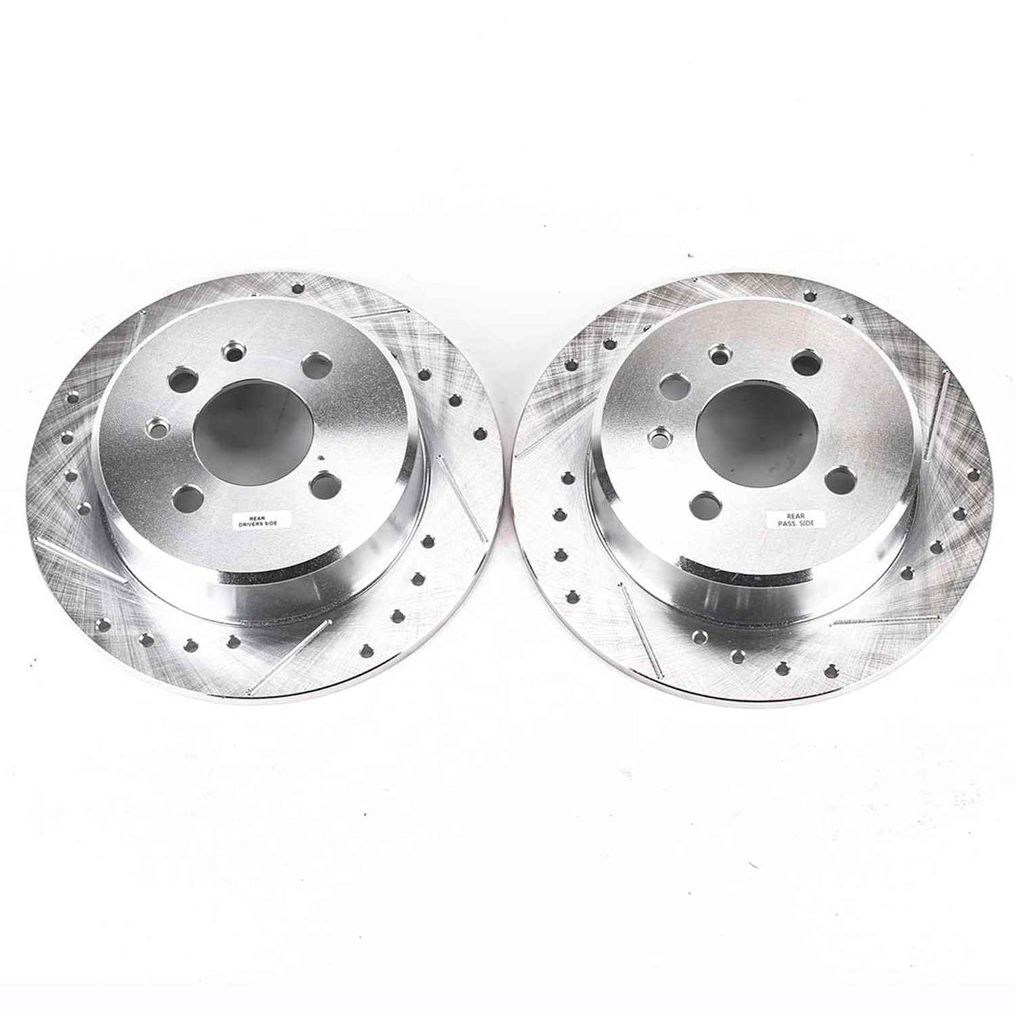PowerStop Power Stop 1991 BMW 318i Rear Evolution Drilled & Slotted Rotors - Pair EBR220XPR