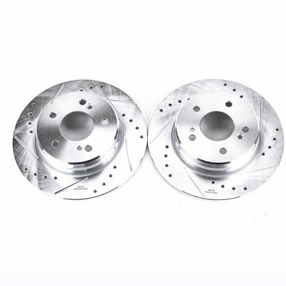 PowerStop Power Stop 04-08 Chrysler Crossfire Rear Evolution Drilled & Slotted Rotors - Pair EBR238XPR