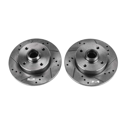 PowerStop Power Stop 99-02 Volkswagen Cabrio Rear Evolution Drilled & Slotted Rotors - Pair EBR250XPR