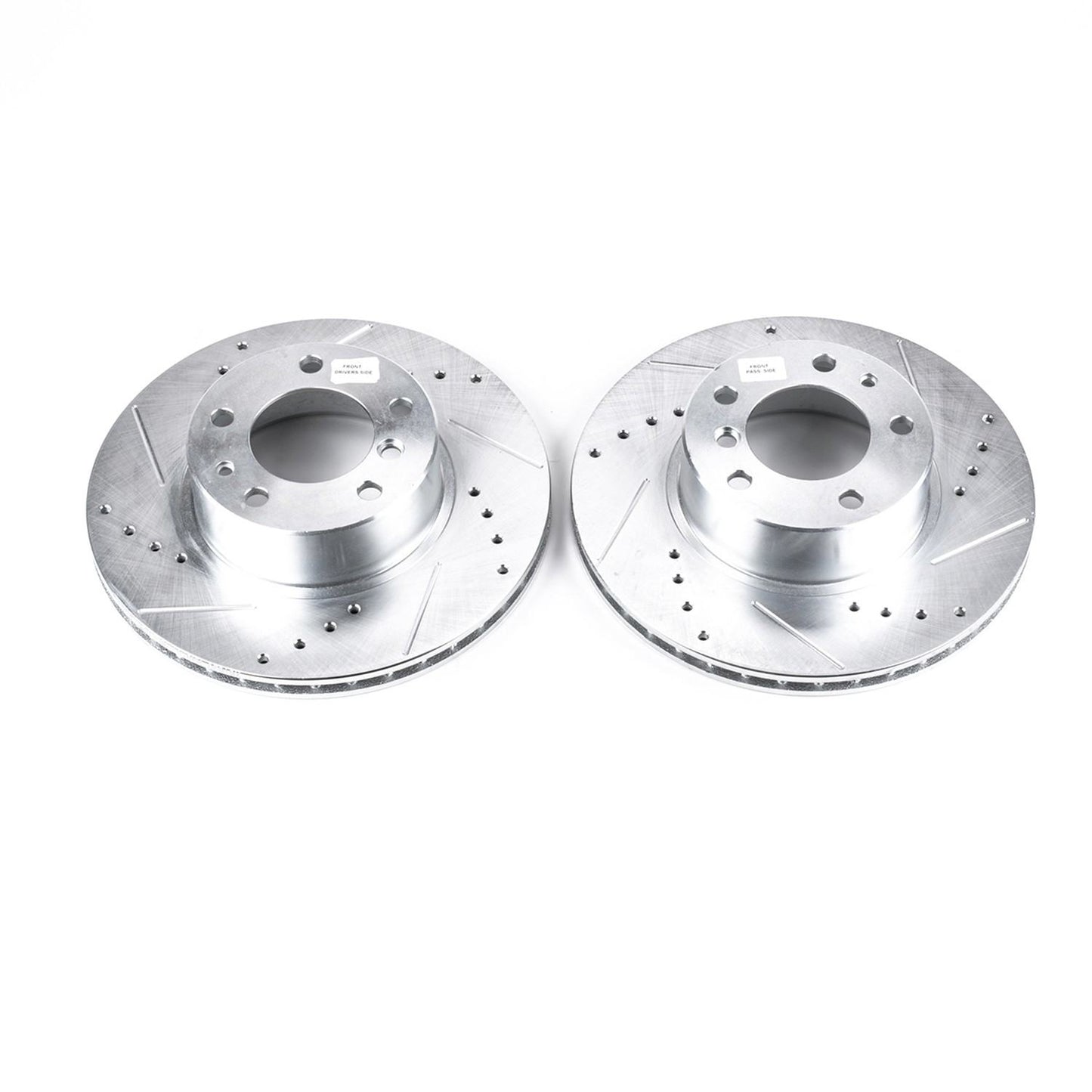 PowerStop Power Stop 89-95 BMW 525i Front Evolution Drilled & Slotted Rotors - Pair EBR288XPR