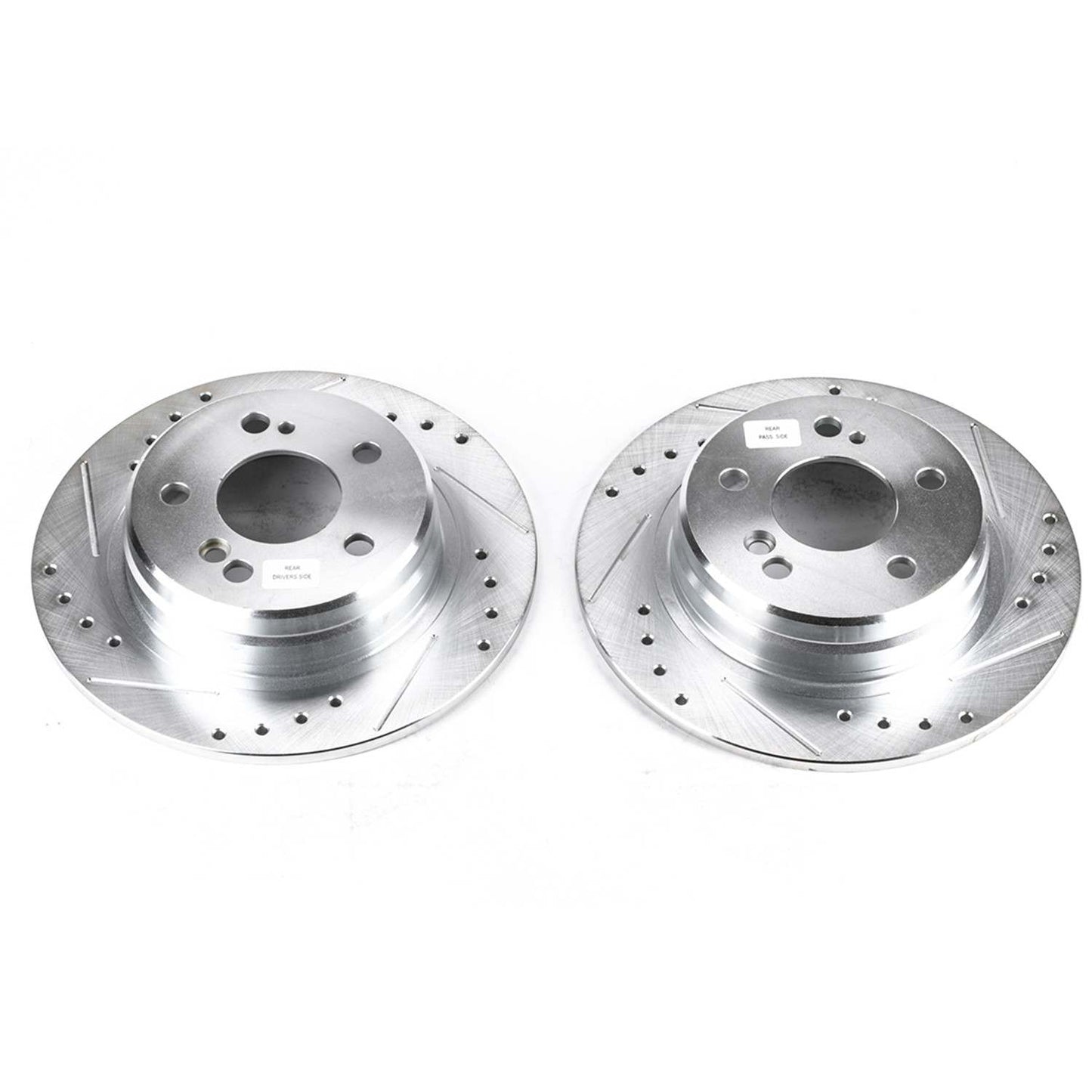 PowerStop Power Stop 90-93 Mercedes-Benz 300SL Rear Evolution Drilled & Slotted Rotors - Pair EBR417XPR
