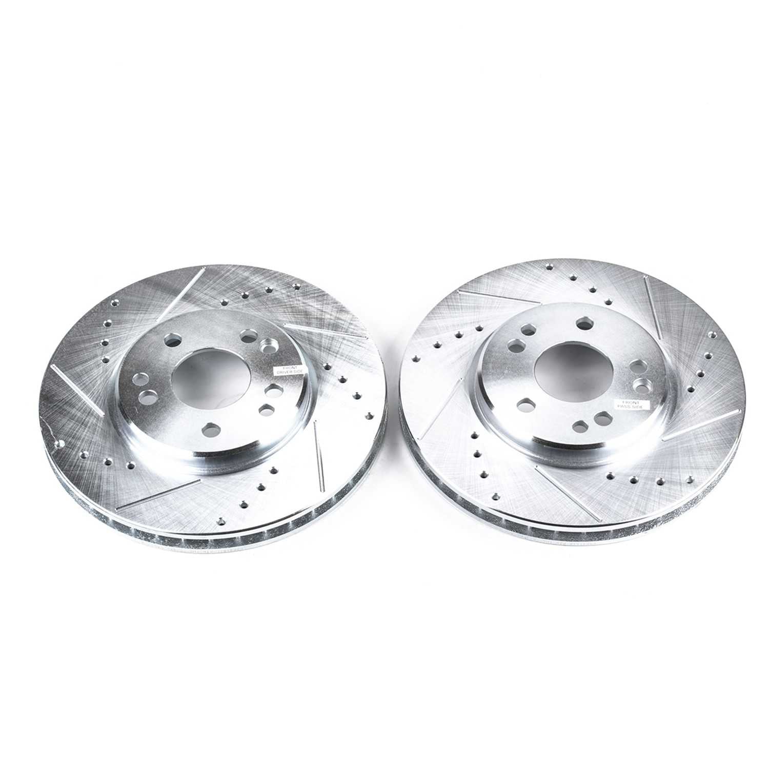 PowerStop Power Stop 90-93 Mercedes-Benz 300SL Front Evolution Drilled & Slotted Rotors - Pair EBR418XPR