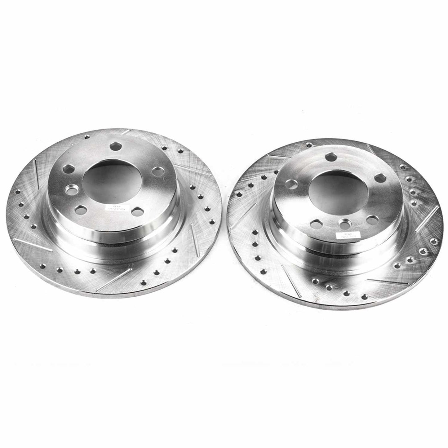 PowerStop Power Stop 92-98 BMW 318i Rear Evolution Drilled & Slotted Rotors - Pair EBR420XPR