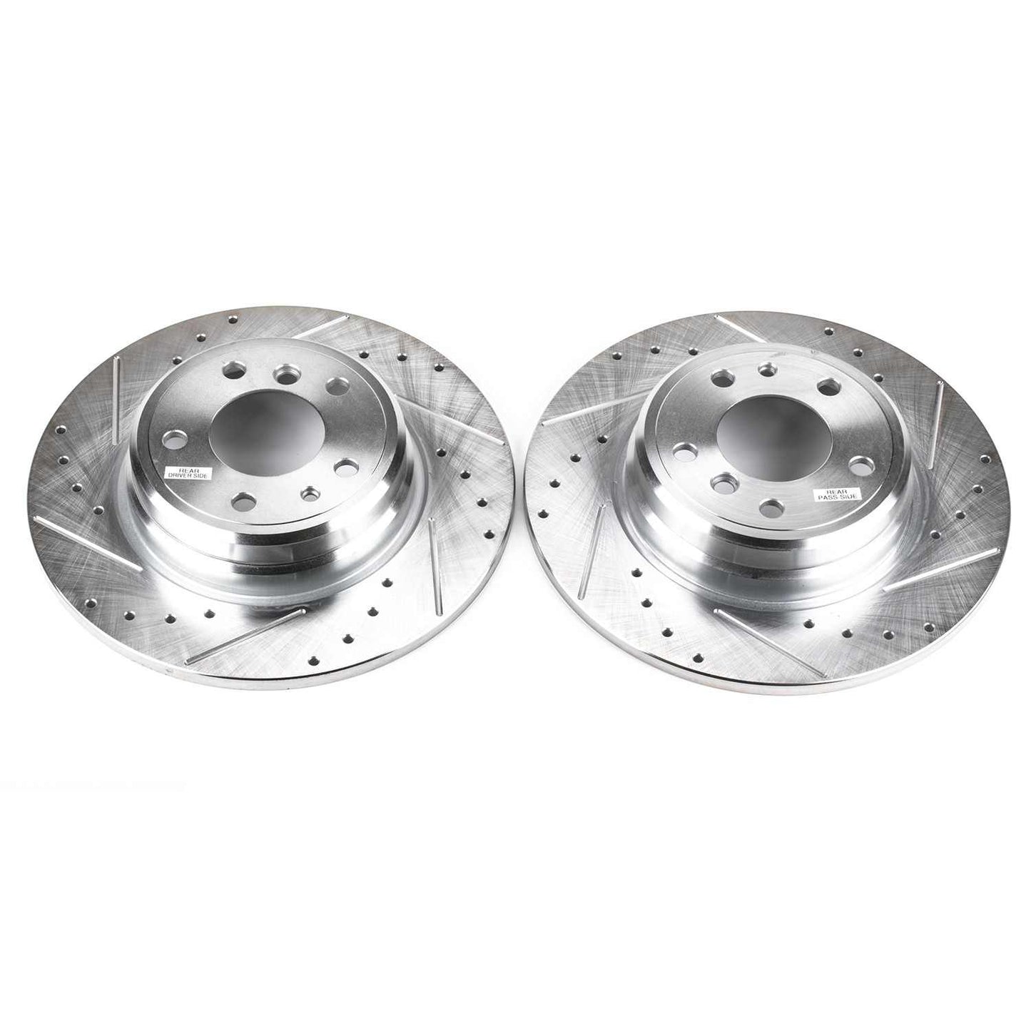 PowerStop Power Stop 1995 BMW 740i Rear Evolution Drilled & Slotted Rotors - Pair EBR422XPR