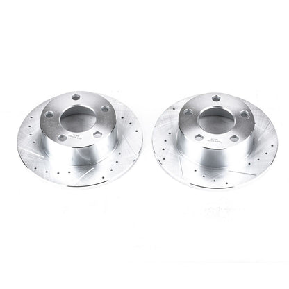 PowerStop Power Stop 95-04 Audi A6 Rear Evolution Drilled & Slotted Rotors - Pair EBR429XPR