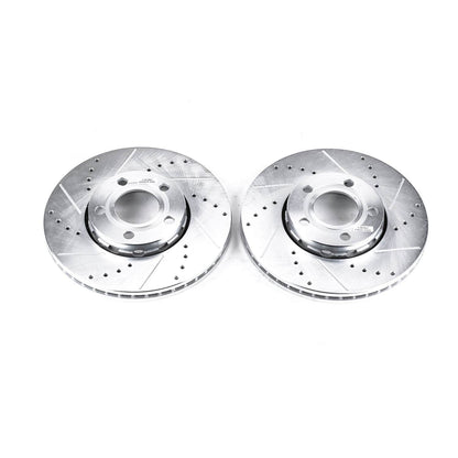 PowerStop Power Stop 96-04 Audi A4 Front Evolution Drilled & Slotted Rotors - Pair EBR430XPR